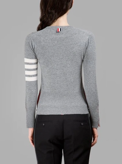 Shop Thom Browne Grey Sweater