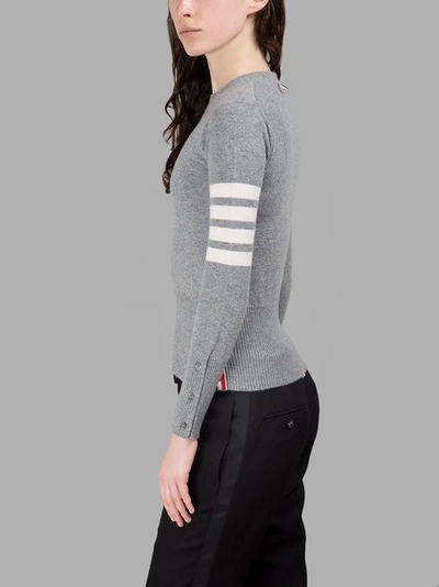 Shop Thom Browne Grey Sweater