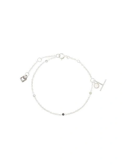 Shop Maya Magal T-bar Charm Bracelet - Metallic