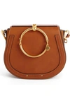 CHLOÉ Medium Nile Leather Bracelet Saddle Bag