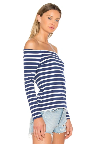 Shop L Agence Cynthia Top In Navy