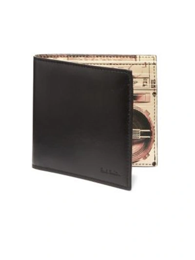 Paul Smith Photo Print Leather Wallet