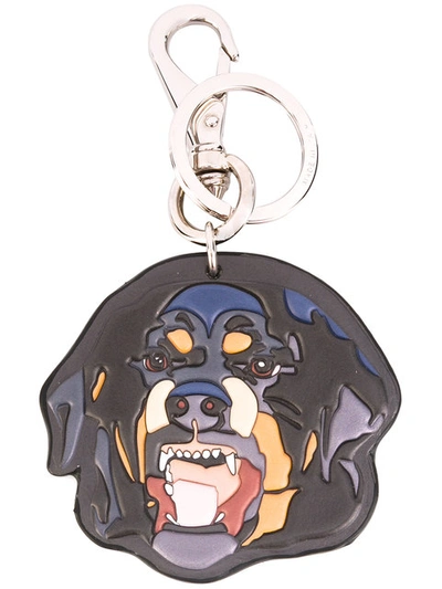 Givenchy Metal Dog Keyring - Multicolour