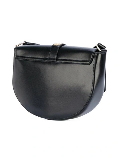 Shop Lanvin Lien Shoulder Bag In Black