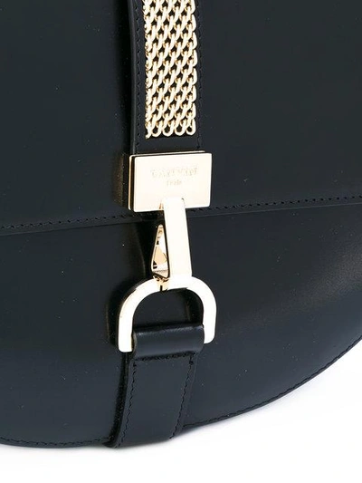 Shop Lanvin Lien Shoulder Bag In Black