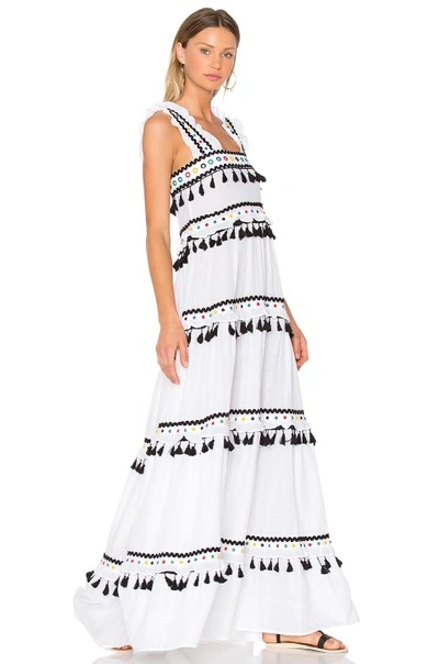Shop Dodo Bar Or Amal Dress In White Colorful