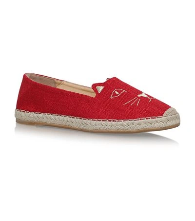 Charlotte olympia deals kitty espadrilles