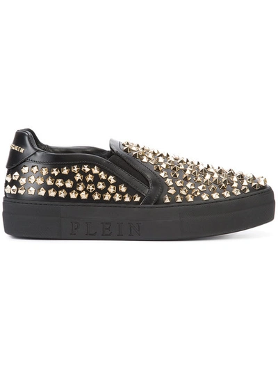 Shop Philipp Plein Berlin Sneakers In Black