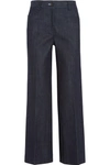 CALVIN KLEIN COLLECTION Cropped high-rise flared jeans