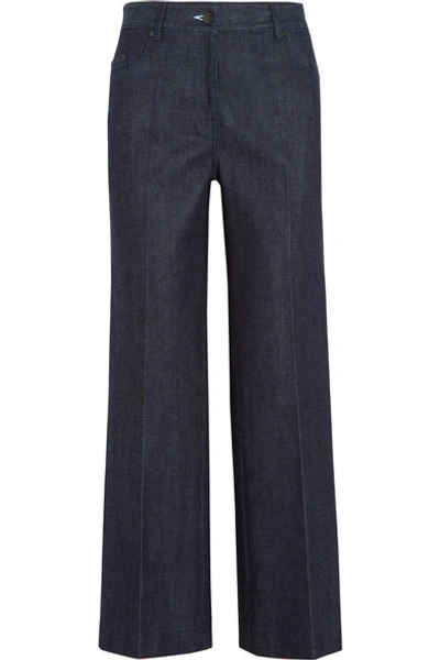 Calvin Klein Collection Cropped High-rise Flared Jeans