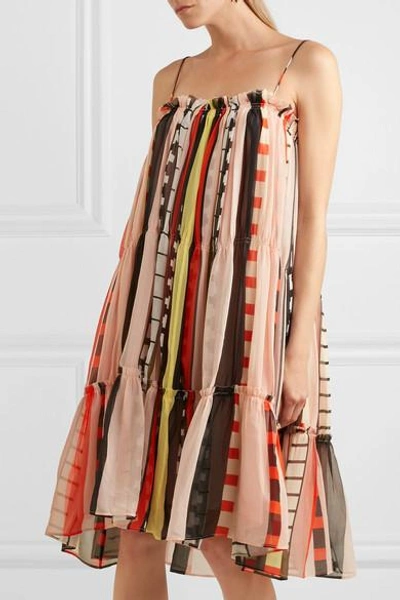 Shop Apiece Apart Dafni Striped Silk Dress