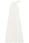 APIECE APART Solazure bow-embellished cotton maxi dress