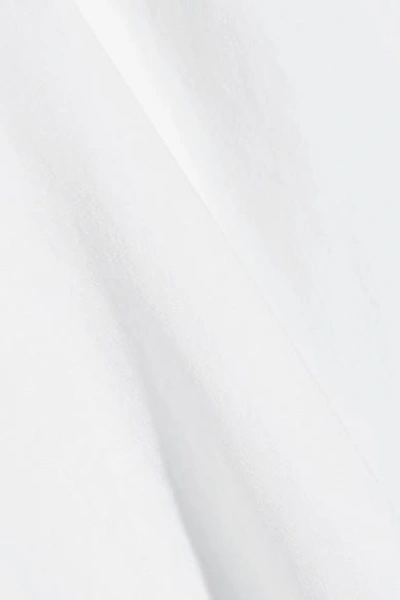 The Row Calibi Brushed Cotton Silk Jersey T-shirt In Bright White