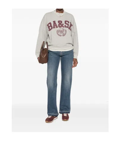 Bash Logo-print Sweatshirt In Gray