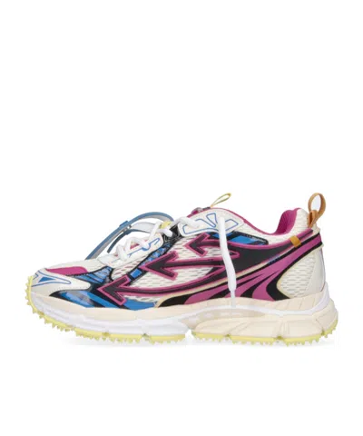 Off-white Round-toe Sneakers In Multi