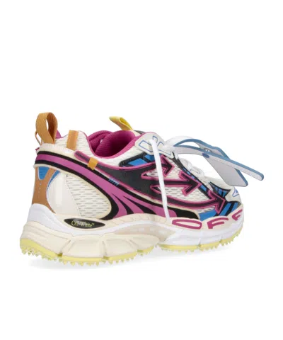 Off-white Round-toe Sneakers In Multi