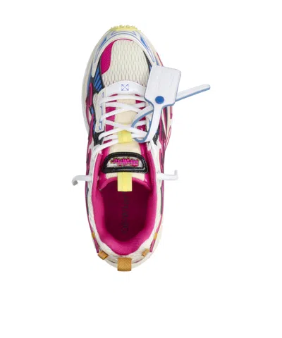 Off-white Round-toe Sneakers In Multi