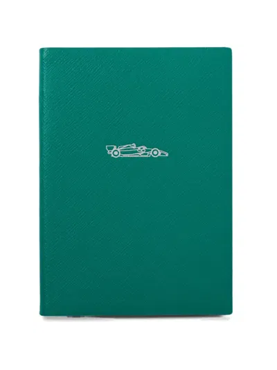 Smythson X Aston Martin Aramco F1® Team Soho Notebook In Green | ModeSens