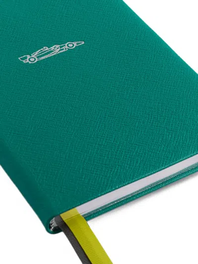 Smythson X Aston Martin Aramco F1® Team Soho Notebook In Green | ModeSens