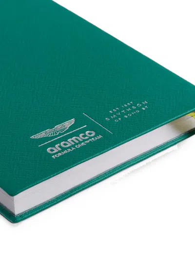 Smythson X Aston Martin Aramco F1® Team Soho Notebook In Green | ModeSens