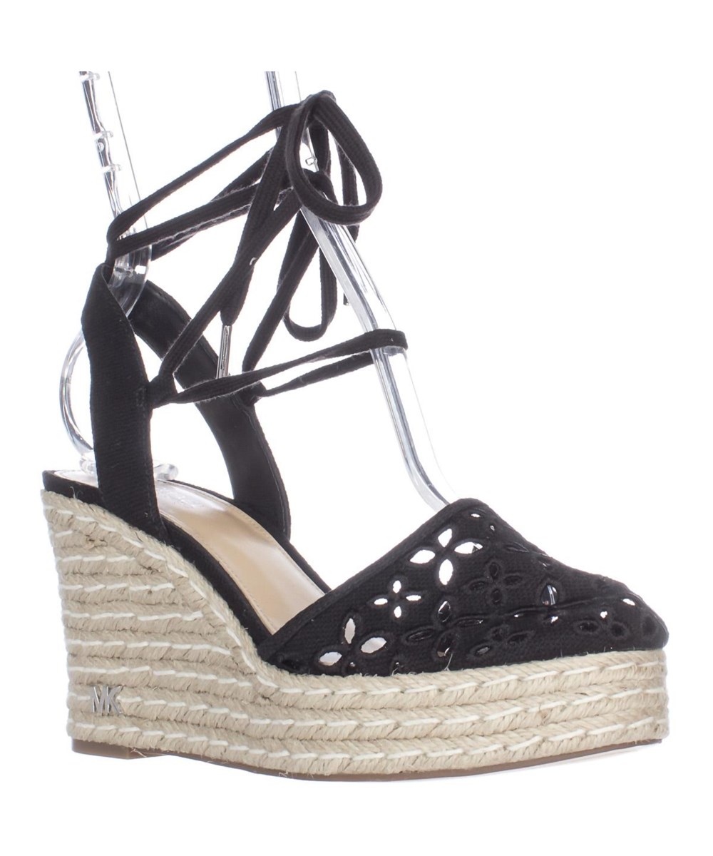 black wedge espadrilles closed toe