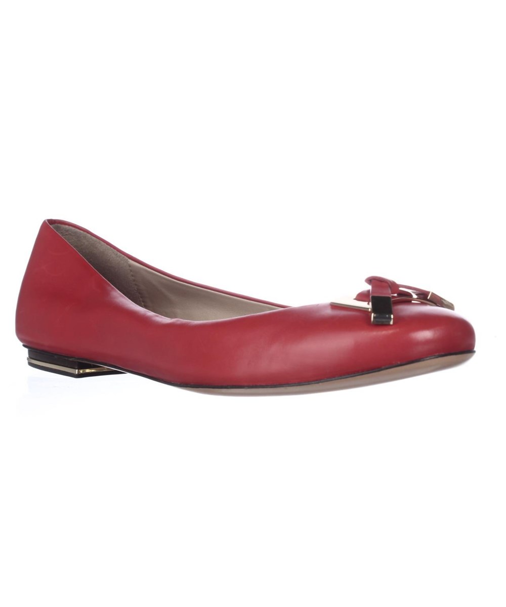 michael kors red ballet flats