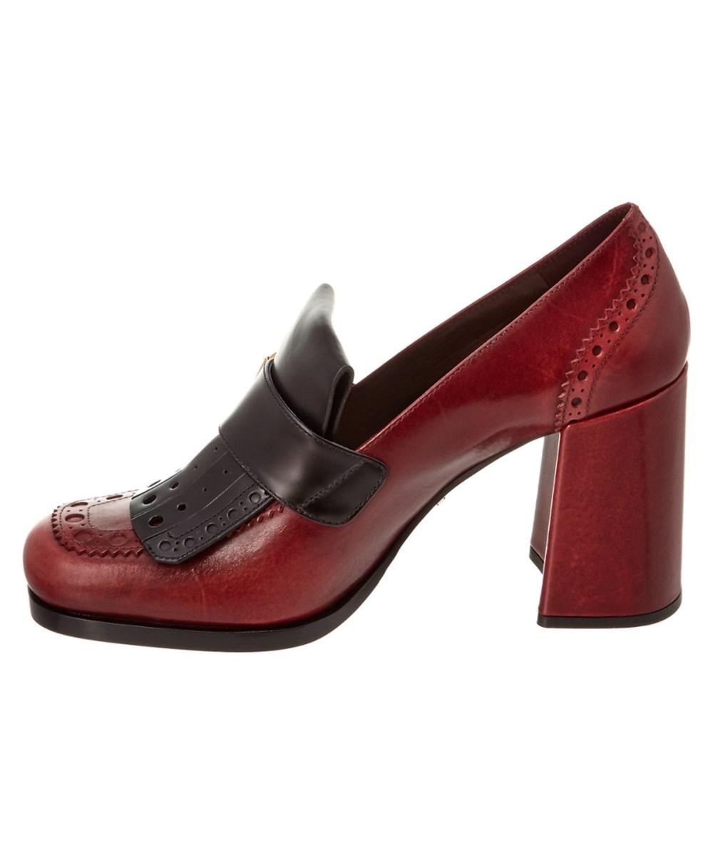 prada loafer pump