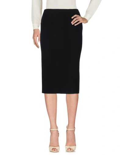 Lanvin 3/4 Length Skirt In Black