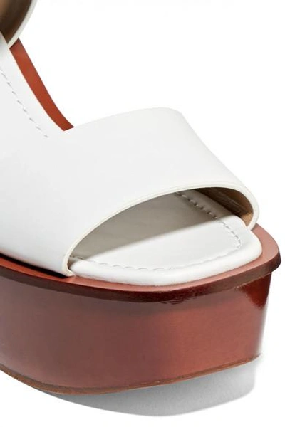 Shop Michael Kors Bridgette Leather Platform Sandals