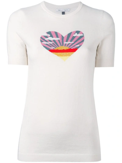 Bella Freud Sunset Heart T-shirt
