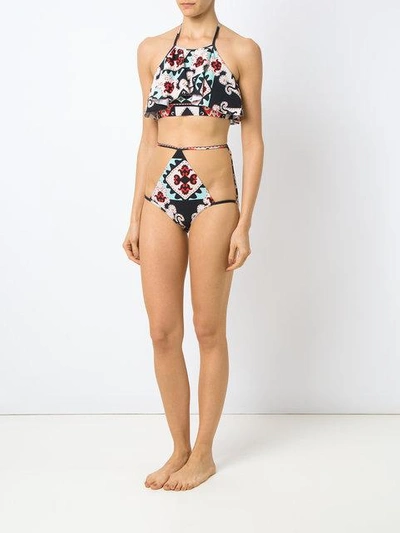 Shop Adriana Degreas Printed Bikini Set In 33