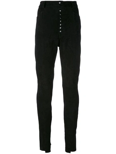 Shop Manokhi High Waisted Trousers - Black