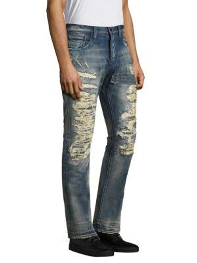 Shop Prps Demon Slim Straight Jeans In Indigo