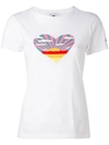 BELLA FREUD sunset heart T-shirt,MACHINEWASH