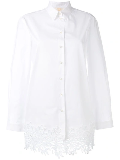 Sara Battaglia Shirt In White