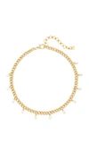 SHAY Baguette Drop Link Choker Necklace