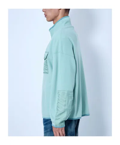 Visvim Button-placket Chest-pocket Sweater In Multi