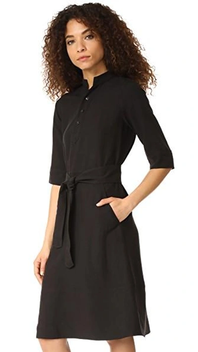 Shop Apc Oleson Dress In Noir