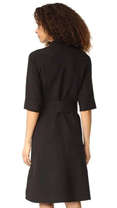 Shop Apc Oleson Dress In Noir