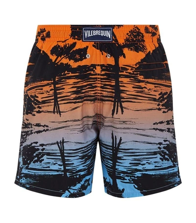 Shop Vilebrequin Sunset Moopea Swim Shorts