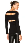 DION LEE Suspended Rib Tunic Top,A7125S17