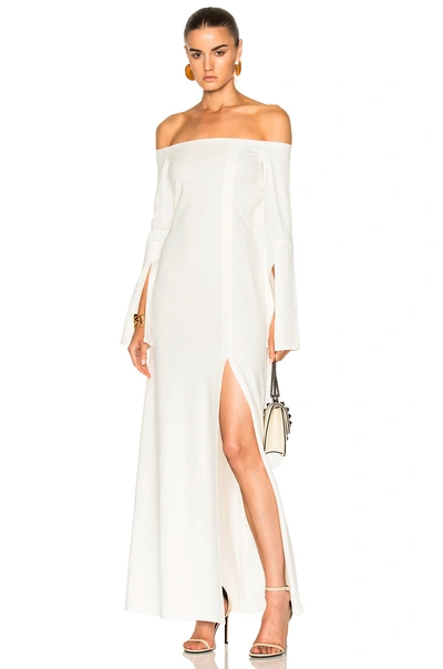 Alexis Katana Long Dress In White