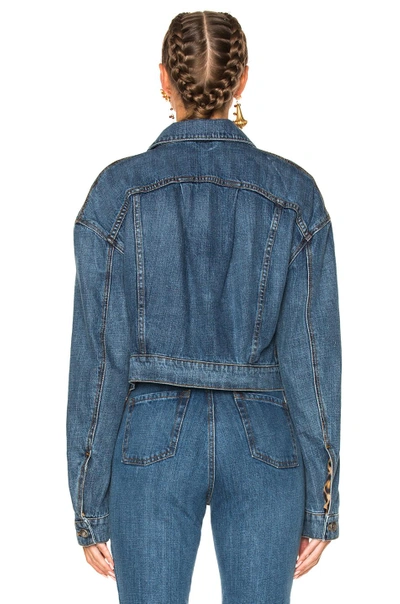 Shop Magda Butrym Arizona Jacket In Blue. In Navy