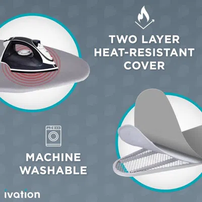 Ivation Mounted Ironing Board In Blue