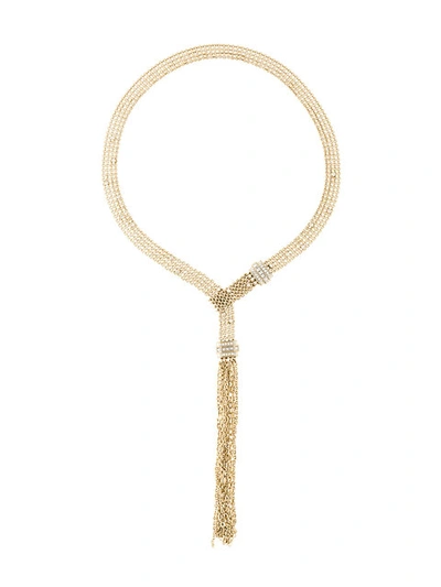 Lanvin Pull Through Embellished Necklace