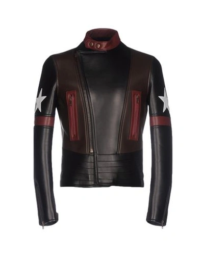 Shop Givenchy Biker Jacket In 黑色