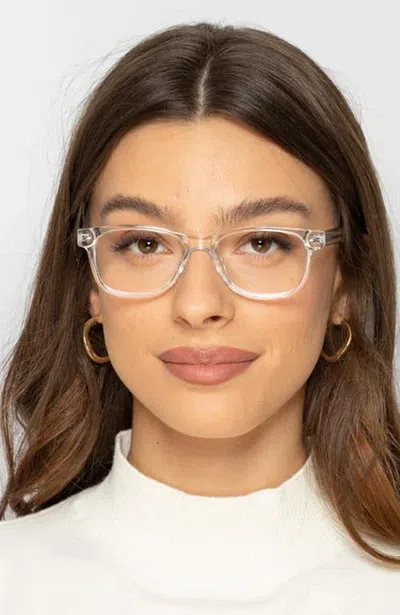 Muse Cypher 50mm Rectangular Eyeglasses In Gray