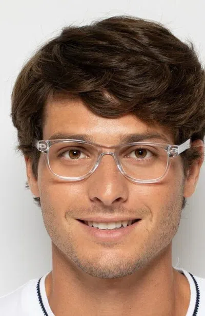 Muse Cypher 50mm Rectangular Eyeglasses In Gray