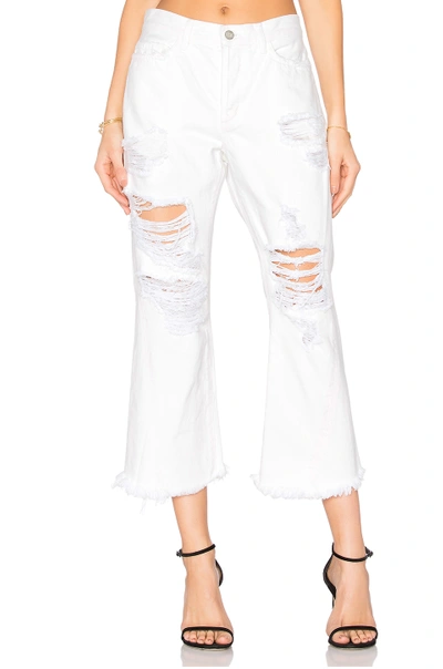 Siwy Jenna Louise Crop Flare In White Sky