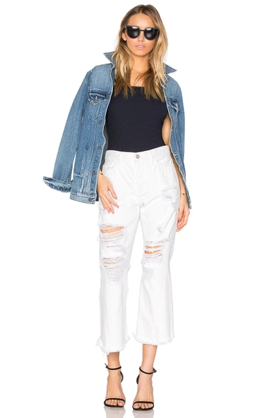 Shop Siwy Jenna Louise Crop Flare In White Sky